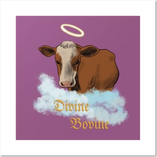 Devine Bovine Posters and Art